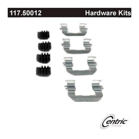 Centric Disc Brake Hardware Kit, Parts 117.50012